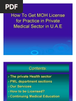 MOH Liscense Information in PDF