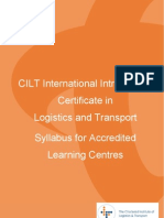CILT Introductory CFilename: CILT Introductory Certificate V2 Apr 11.pdf Ertificate V2 Apr 11