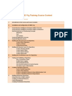 Obie e 11 G Course Content