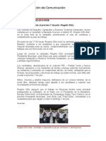 30-06-2013 Boletín 041 'Solo Falta Salir A Votar El Próximo 7 de Julio' Rogelio Ortiz