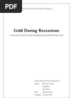 Gold During Recessions