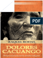 Raquel Rodas Dolores Cacuango Pionera en La Lucha Por Los Derechos Indigenas