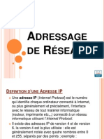 Chapitre 5 L'adressage .Pps