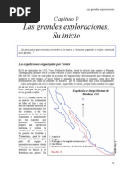 LAS GRANDES EXPLORACIONES Capítulo V