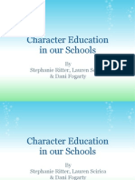 Character Education in Our Schools