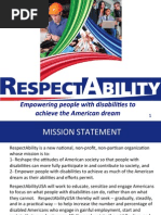 Download RespectAbility Powerpoint by RespectAbilityUSA SN151159287 doc pdf