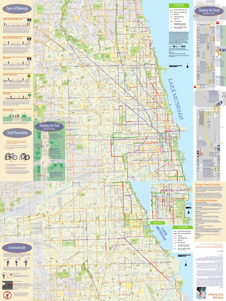 Chicago Bike Map 2013 | PDF