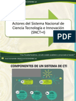 Actores Sistema CTi