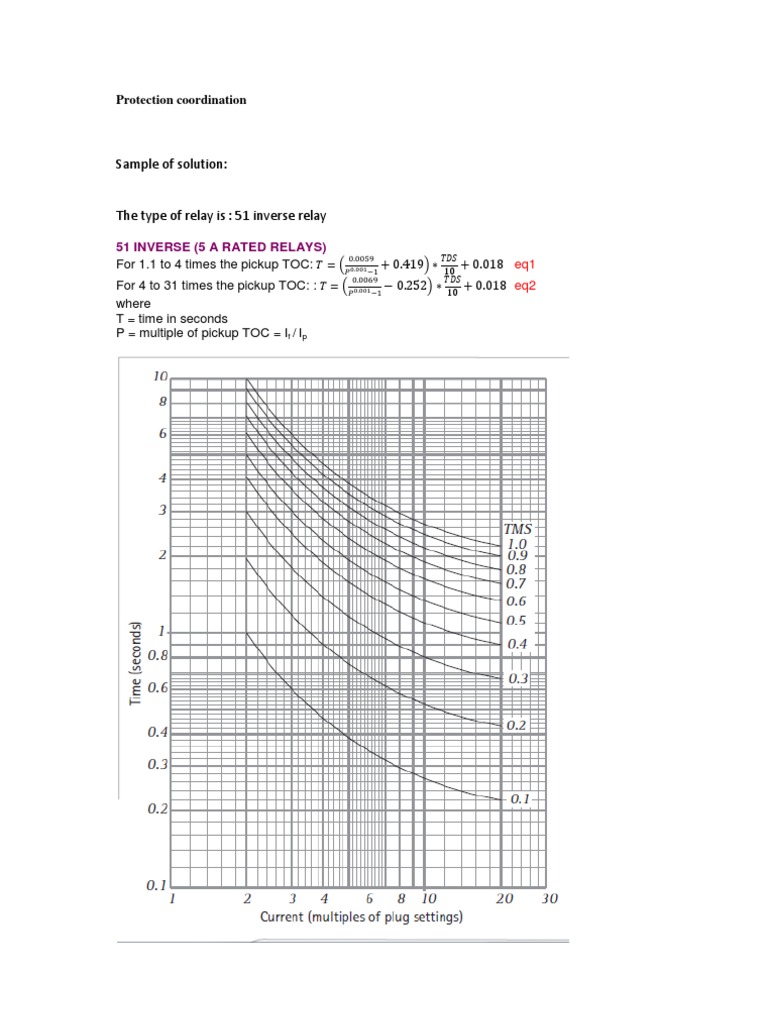 Protection Coordination Relay Analysis | PDF | Teaching Methods ...
