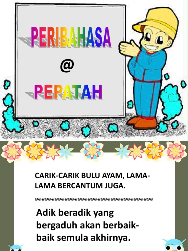 Pepatah Melayu Powerpoint Pdf