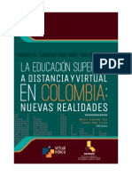 Libro - La educación superior a distancia y virtual en Colombia - Nuevas realidades - Caratula