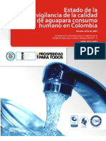 Estado de La Vigilancia de La Calidad de Agua para Consumo Humano en Colombia 2007 - 2011