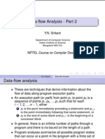 Data-Flow Analysis - Part 2: Y.N. Srikant