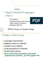 Object-Oriented Languages Part 1: Classes, Inheritance, Methods