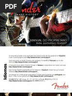 Fender ElectricGuitars Manual (2011) Portuguese
