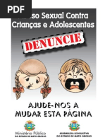 Cartilha Da Campanha Contra o Abuso Sexual e Pedofilia