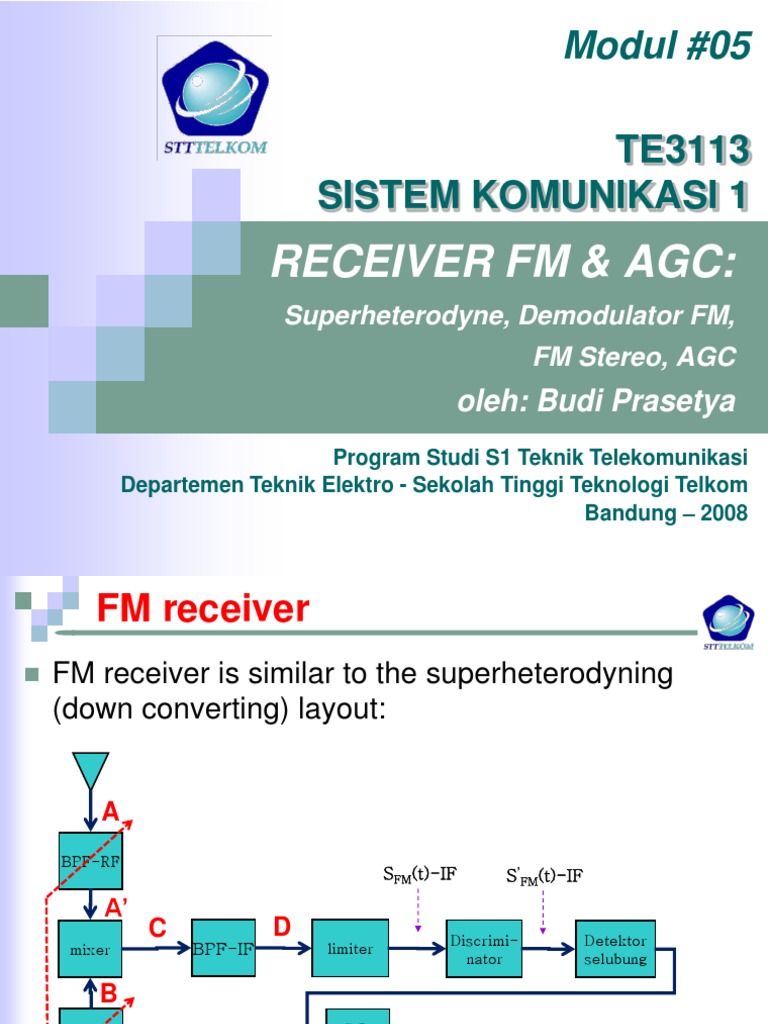 Elsiskom Modulasi FM 2 PDF Frequency Modulation Detector (Radio)