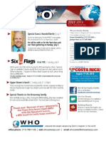 WHO - July 2013 Bulletin
