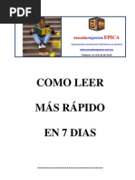 Como Leer Mas Rapido
