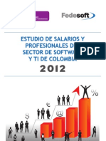Estudio de Salarios y Profesionales Del Sector de Software y TI de Colombia 2012