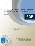 Implikasi Teori Lokasi Terhadap Penentuan Lokasi Industri PT Putrajaya Boral Plasterboard, Gresik