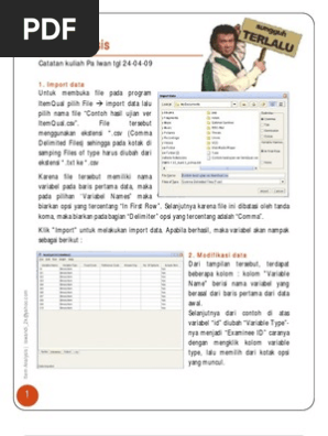 Analisis Item Pdf