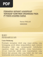 Download Pengaruh Servant Leadership Terhadap Komitmen Organisasi by Andrien Junaedi SN151233755 doc pdf