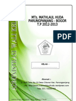 113620473 Administrasi Wali Kelas 2012 2013 MTs