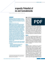 The Therapeutic Potential of Cannabis and Cannabinoids