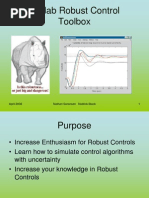 Matlab Robust Control Toolbox