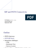 SIP and PSTN connectivity