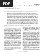 Download Designing of a Thermosensitive ChitosanPoloxamer In Situ Gel for OcularDelivery of Ciprofloxacin by cool_junction SN151266047 doc pdf