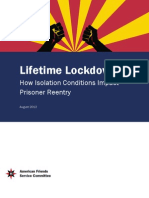 Lifetime Lockdown - How Isolation Conditions Impact Prisoner Re-Entry (AFSC)