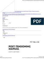 PTI Post-Tensioning Manual 6th Edition