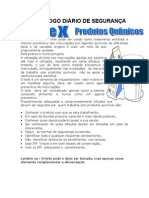 DDS - Diálogo Diário de Segurança - Leite X Produtos Químico