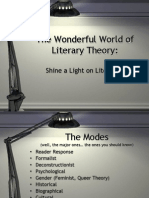 The Wonderful World of Literary Theory:: Shine A Light On Literature