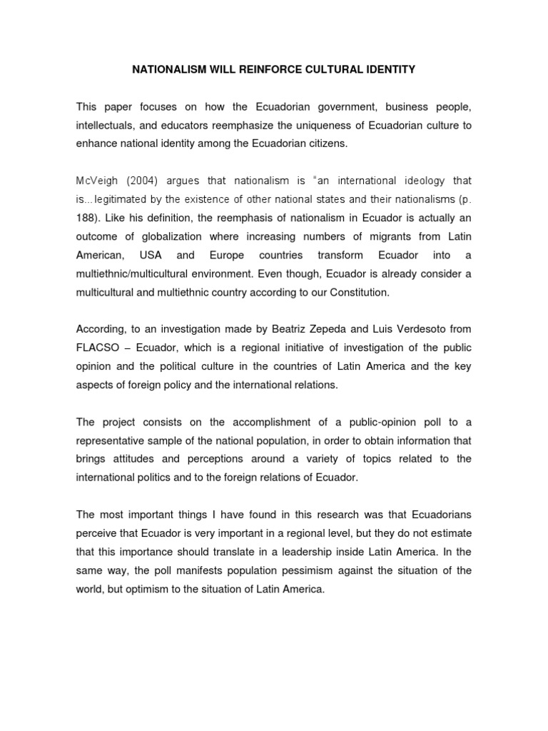 Positive effects of nationalism picture