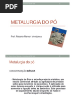 Metalurgia do Pó