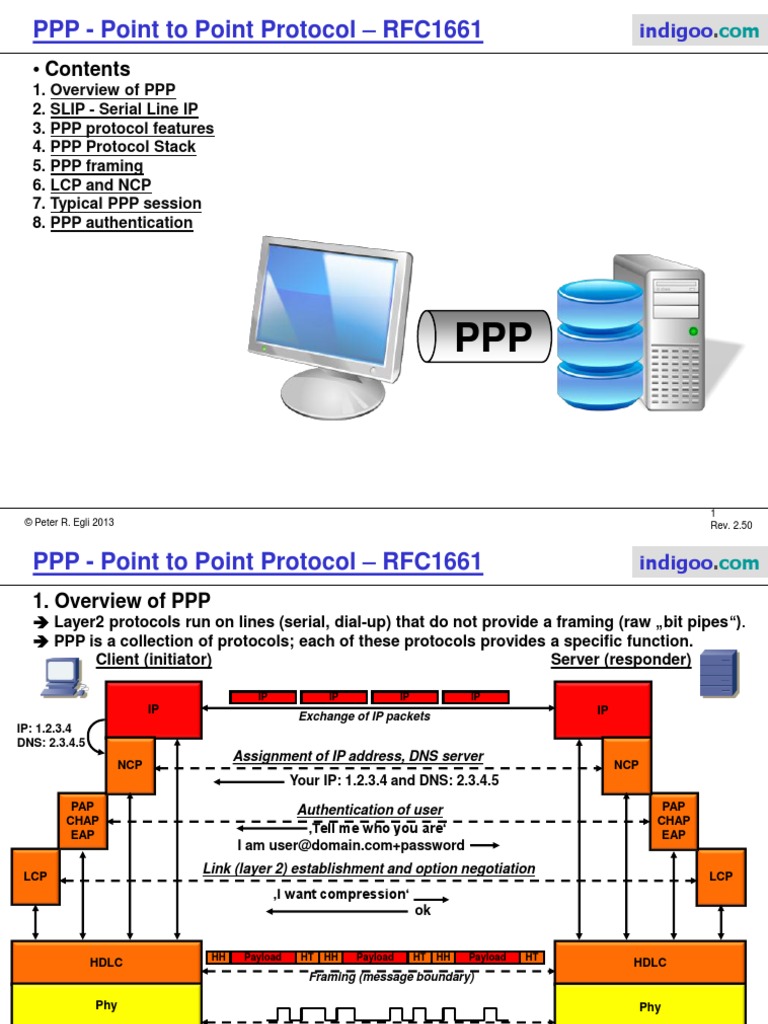 PPP Protokol | PDF | Computer Architecture | Computer Standards