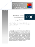 La Iglesia Catolica y El Progreso Social - Jacques Maritain PDF