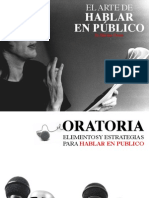 Oratoria: Elementos y Estrategias para Hablar en Público.