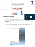 FR - Paramétrer Windows Seven Avant D Installer Winoptics