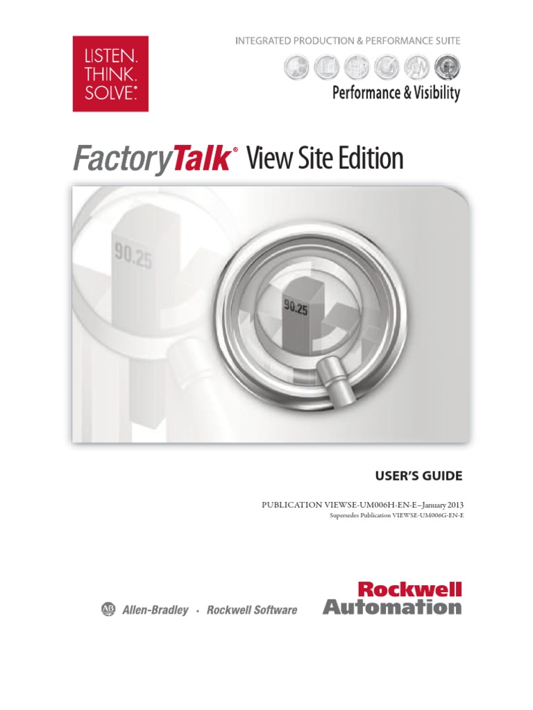 Factory Talk View SE | PDF | Microsoft Windows | Server (Computing)