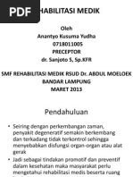 Download REHABILITASI MEDIK PPT by Anantyo Kusuma Yudha SN151302575 doc pdf