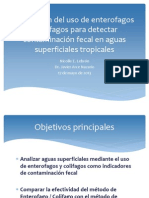 Evaluación Del Uso de Enterofagos y Colifagos para Detectar Contaminación Fecal en Aguas Superficiales Tropicales