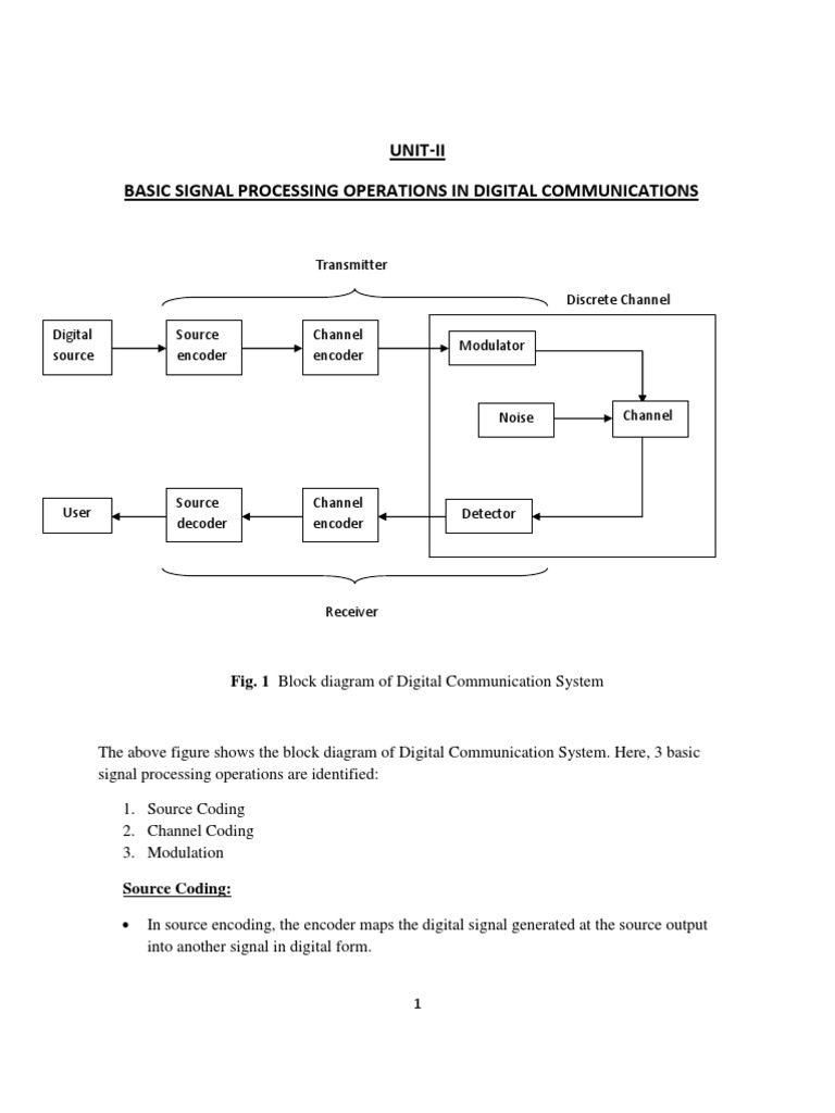 Basic Signal Processing Operations | PDF | Forward Error Correction ...