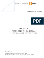 NTC 901100 - Fornecimento em Tensão Secundária de Distribuição