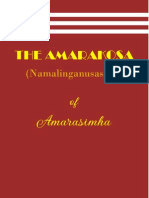 Amara Kosha - The Sanskrit Thesaurus