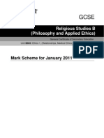 Ethics Mark Scheme Number 1
