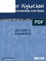 Hacker Highschool 11 Passwords